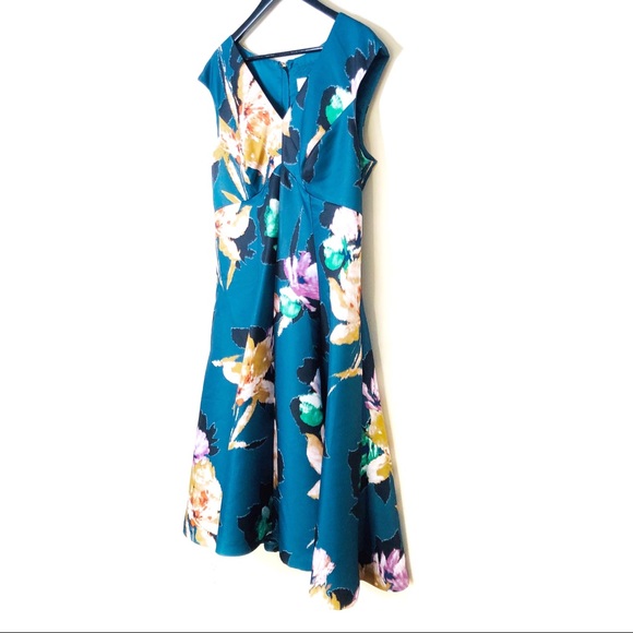 SOLD Anthropologie Moulinette Soeurs Teal Floral - Picture 7 of 12